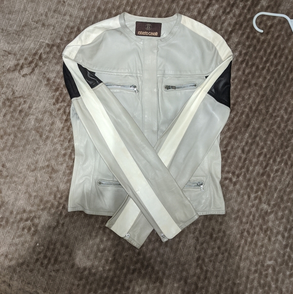 Roberto Cavalli leather jacket - Picture 2 of 5